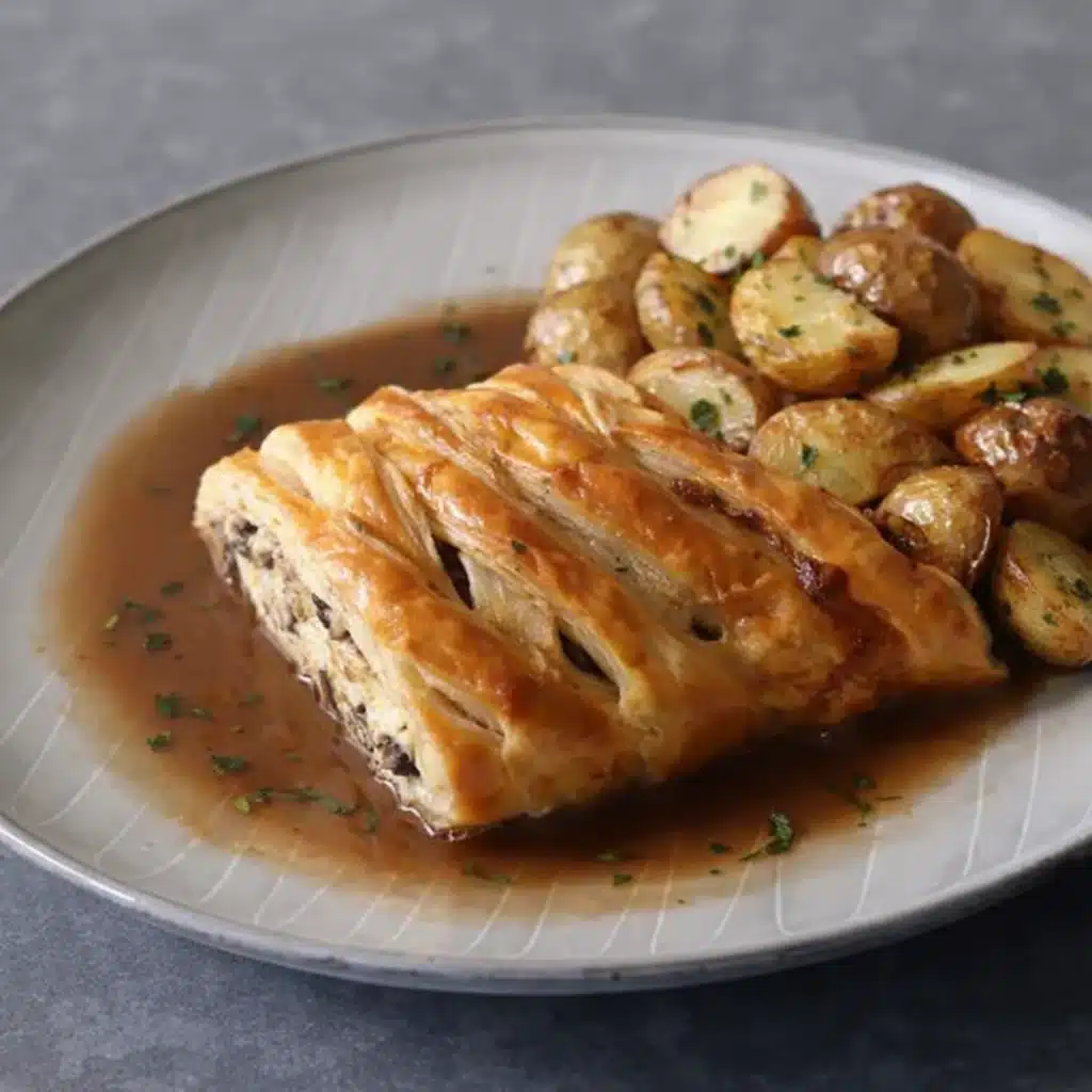 Chicken Mushroom Julienne Puff Pastry