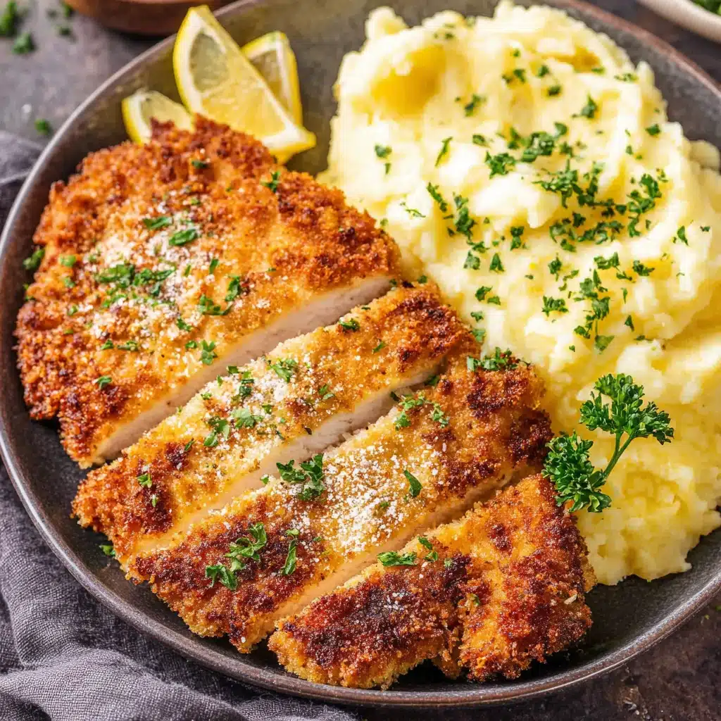 Chicken Schnitzel in Potato Batter