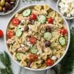 Greek Chicken Pasta Salad