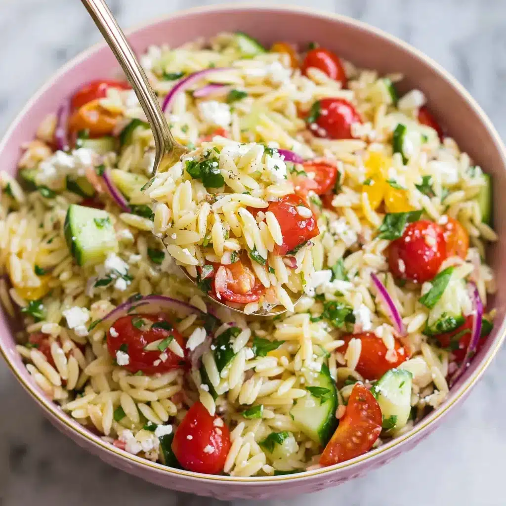 Greek Orzo Pasta Salad