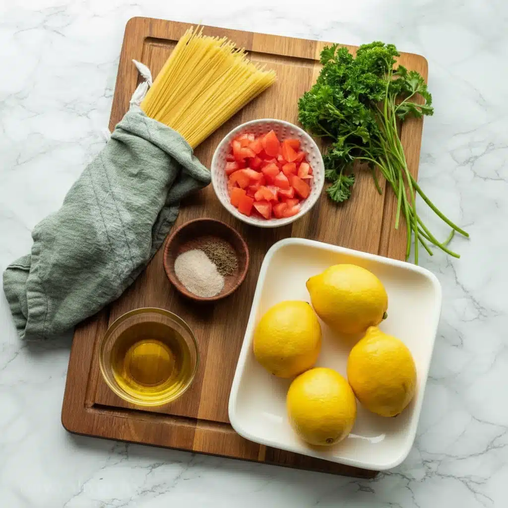 Lemon Capellini Salad