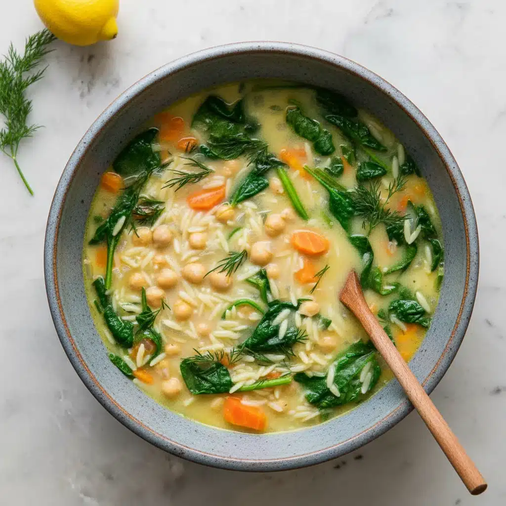 Lemon Chickpea Orzo Soup – Bright & Comforting Greek-Inspired Bowl 4 Lemon Chickpea Orzo Soup