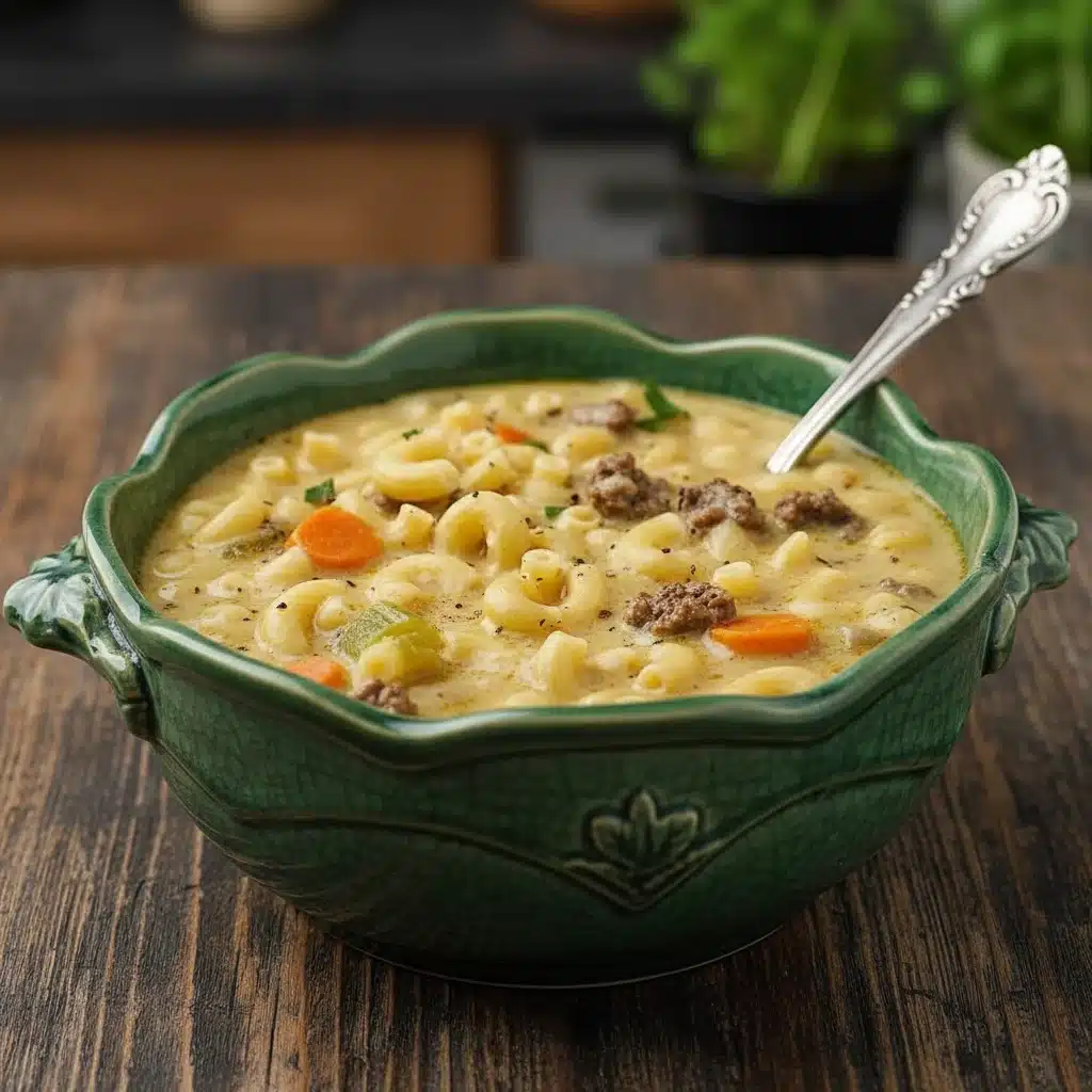 Mac and Cheeseburger Soup – A Hearty Comforting Family Favorite 4 Mac and Cheeseburger Soup