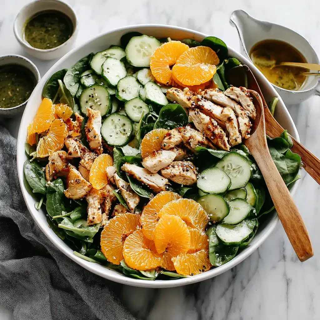 Mandarin Chicken Salad with Lemon Vinaigrette 4 Mandarin Chicken Salad