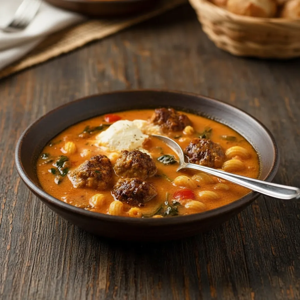 Meatball Soup – Ultimate 40-Minute Hearty Comfort Bowl 4 Meatball Soup