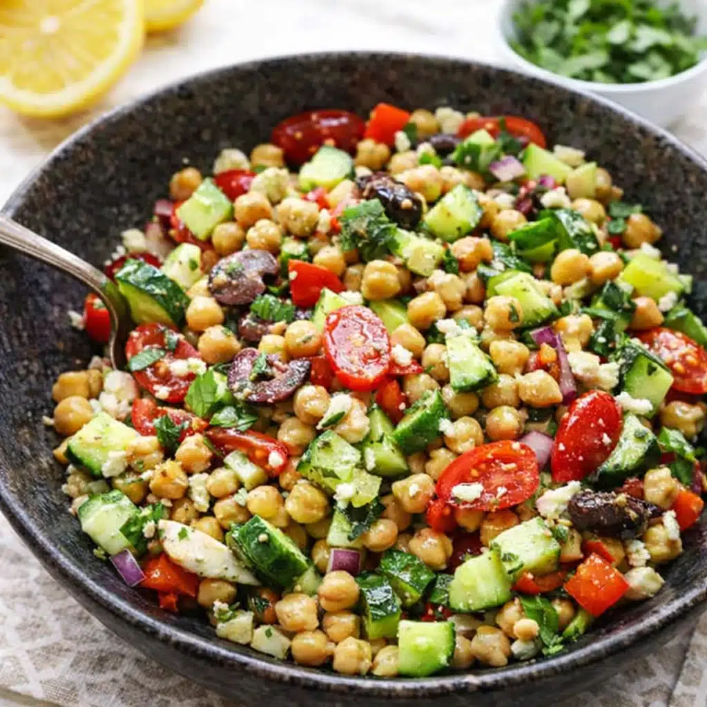 Mediterranean Chickpea Salad