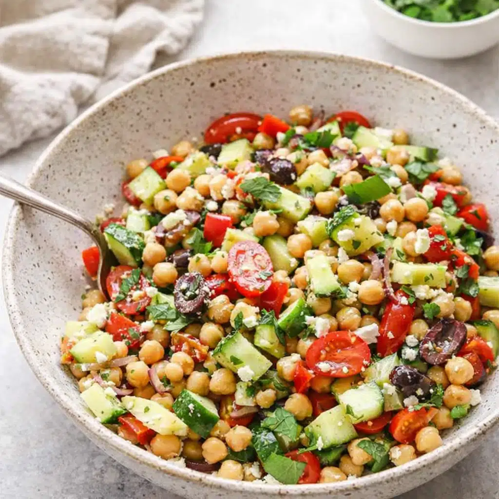 Mediterranean Chickpea Salad