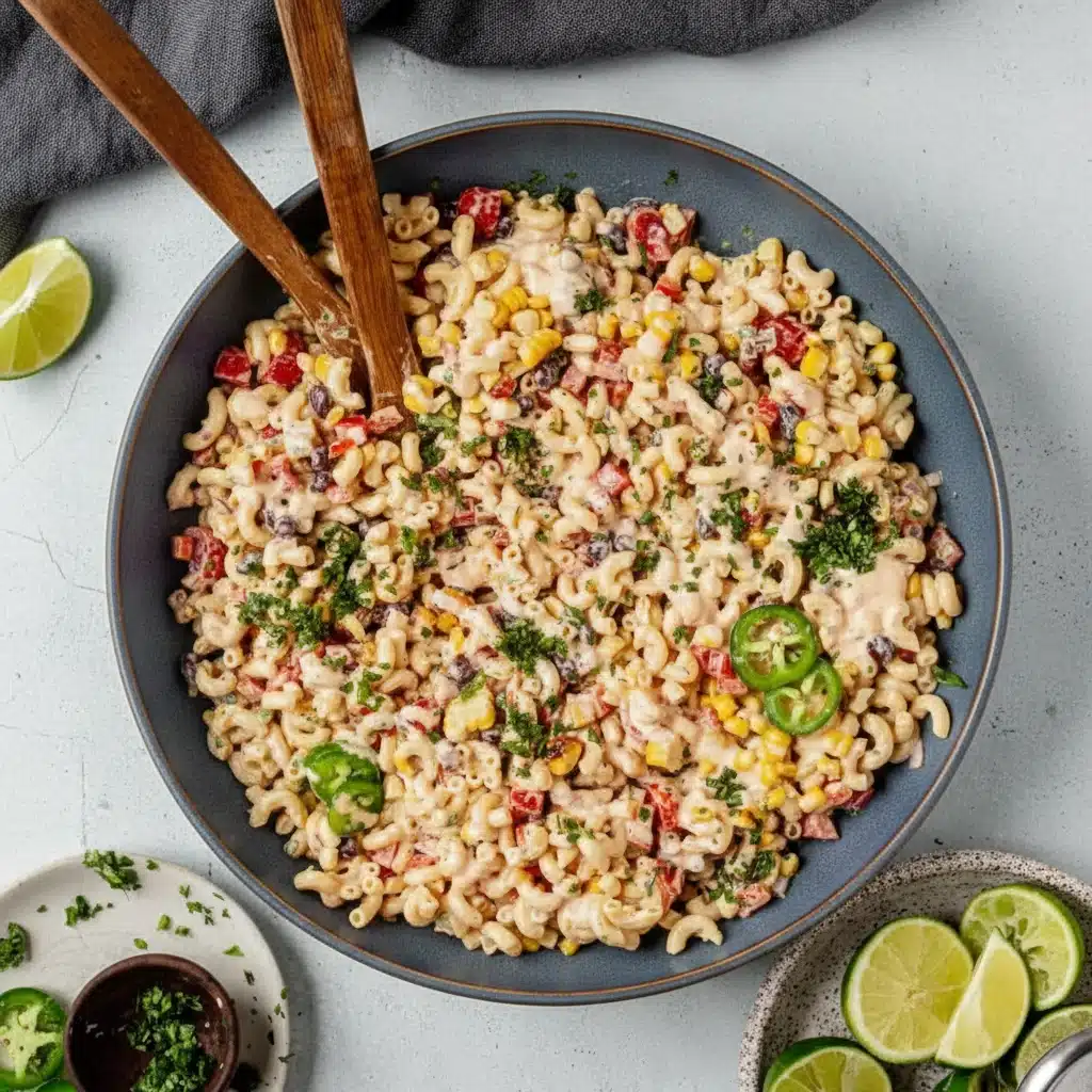 Mexican Macaroni Salad – Creamy, Fresh & Perfect for BBQs 4 Mexican Macaroni Salad
