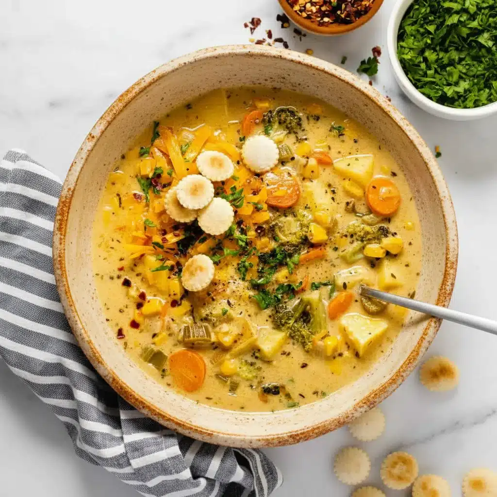 One Pot Vegetable Soup – Creamy, Quick 30 Minute Dinner 4 One Pot Vegetable Soup