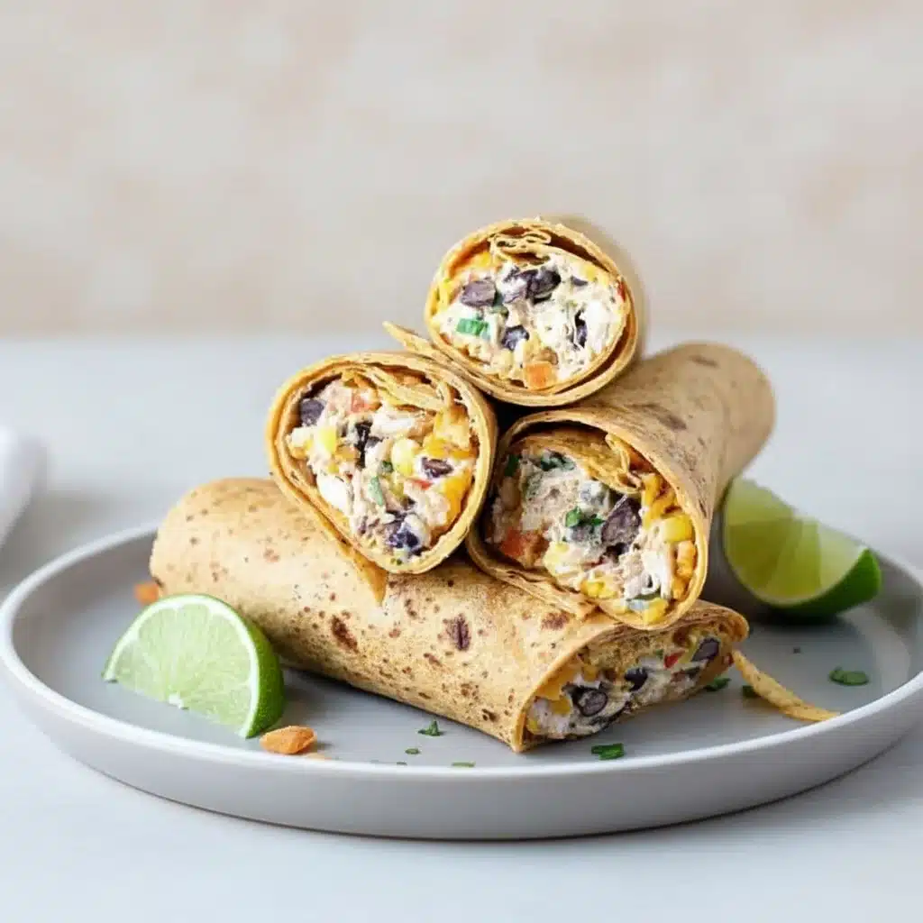 Southwest Cream Cheese Chicken Wraps – Creamy, Bold & Easy 4 Southwest Cream Cheese Chicken Wraps