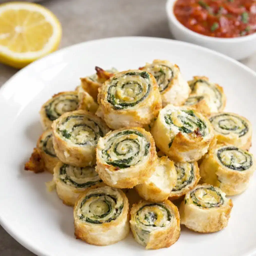 Spinach Dip Pinwheels – Easy & Irresistible Party Favorite 4 Spinach Dip Pinwheels
