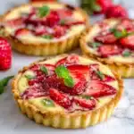 Strawberry Custard Tarts