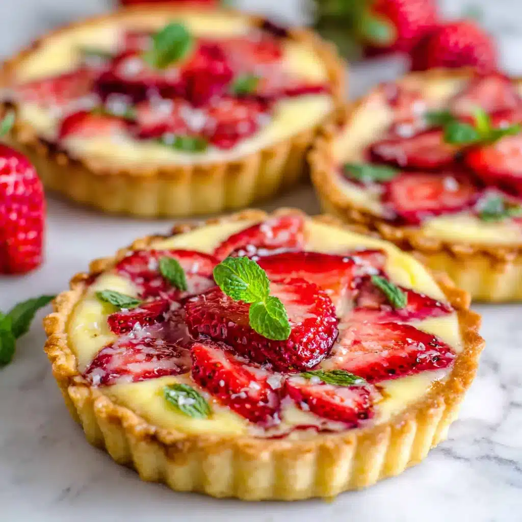 Strawberry Custard Tarts