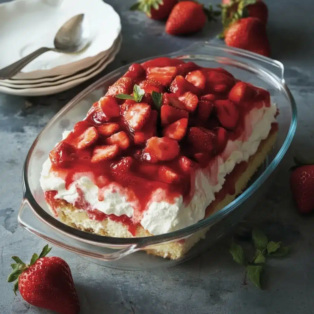 Strawberry Heaven Dessert – Easy No Bake Layered Strawberry Treat 4 Strawberry Heaven Dessert