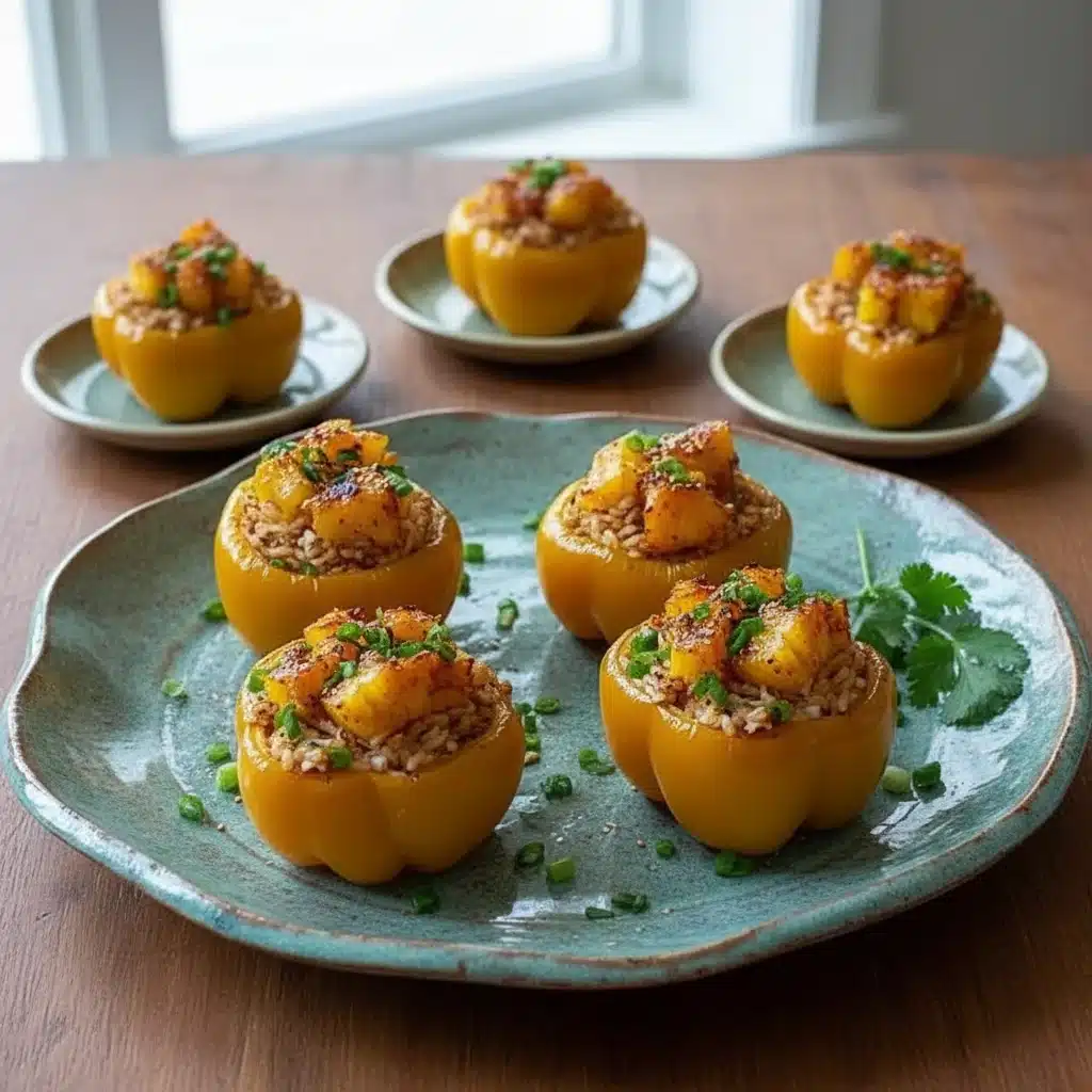 Teriyaki Chicken Stuffed Peppers – Sweet & Savory 50-Minute Dinner 4 Teriyaki Chicken Stuffed Peppers