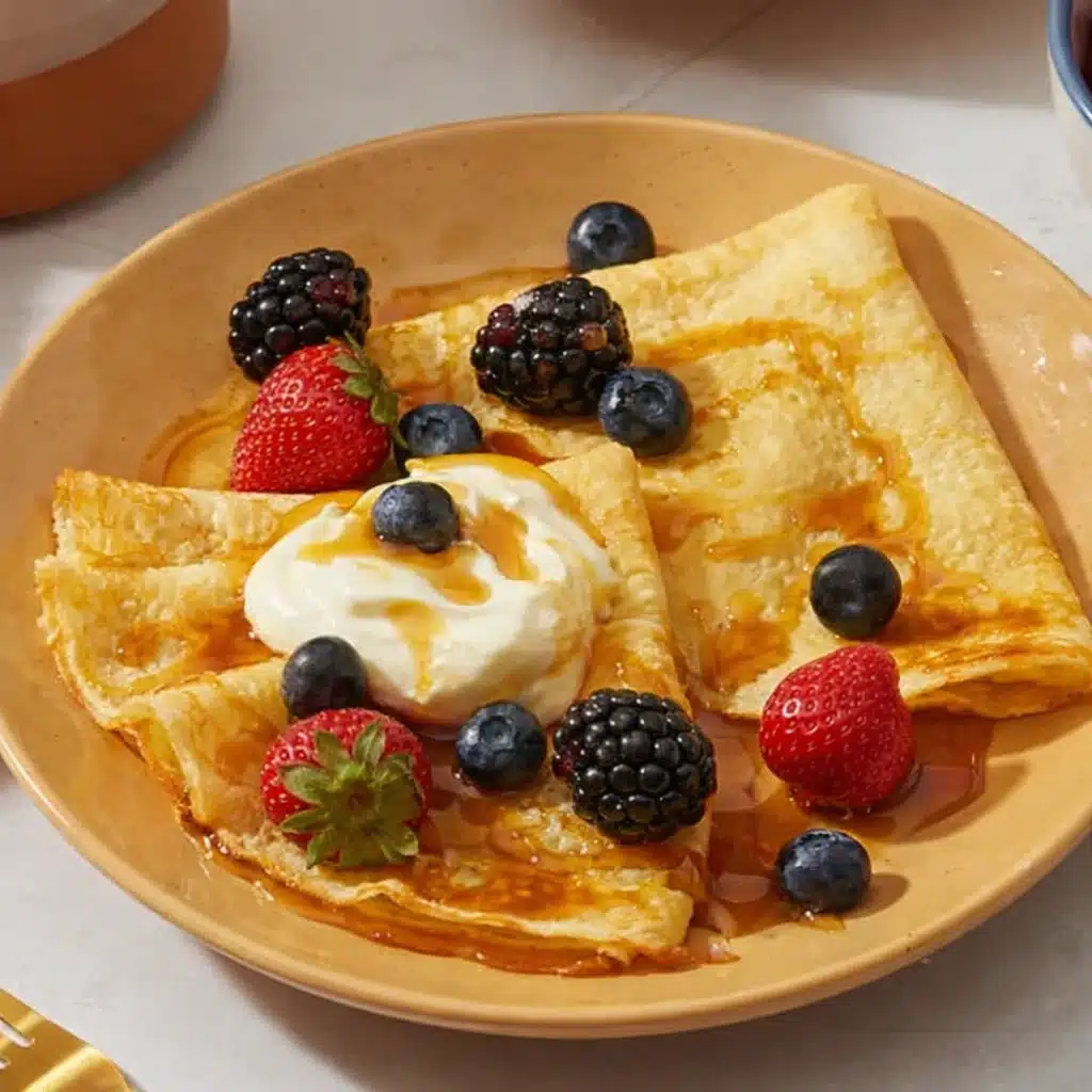 Thin and Elastic Crepes