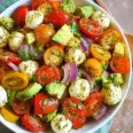 Tomato Cucumber Avocado Salad