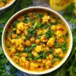 Turmeric Soup with Chickpeas