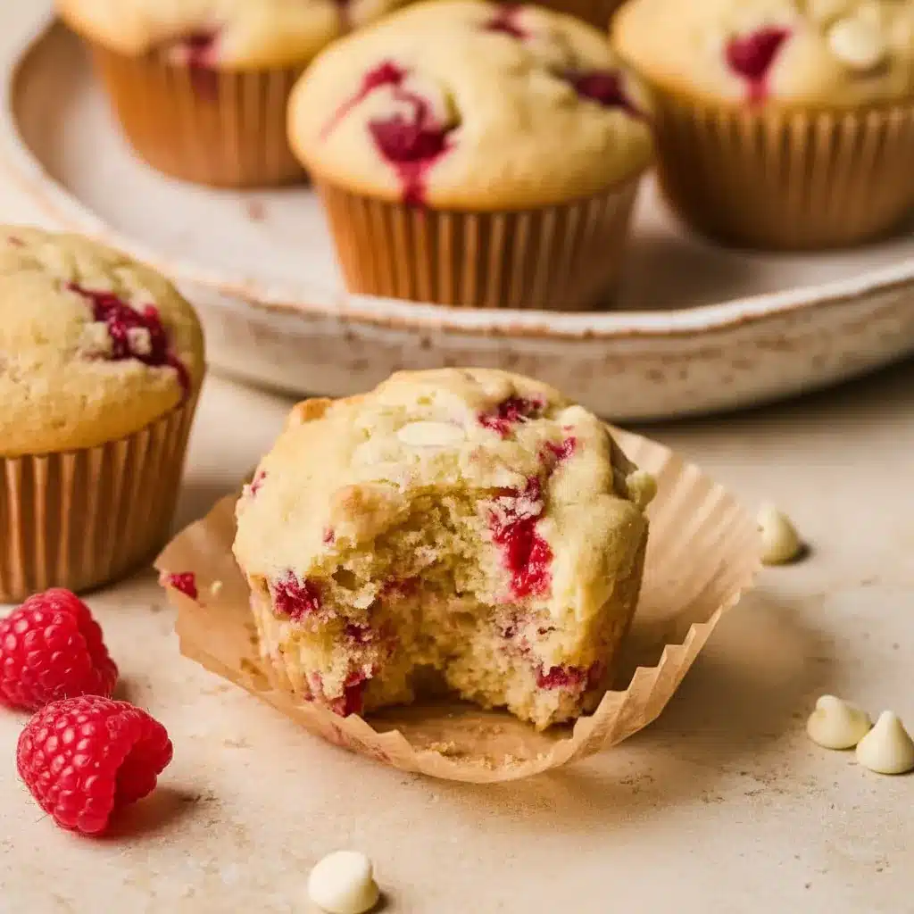 White Chocolate Raspberry Muffins