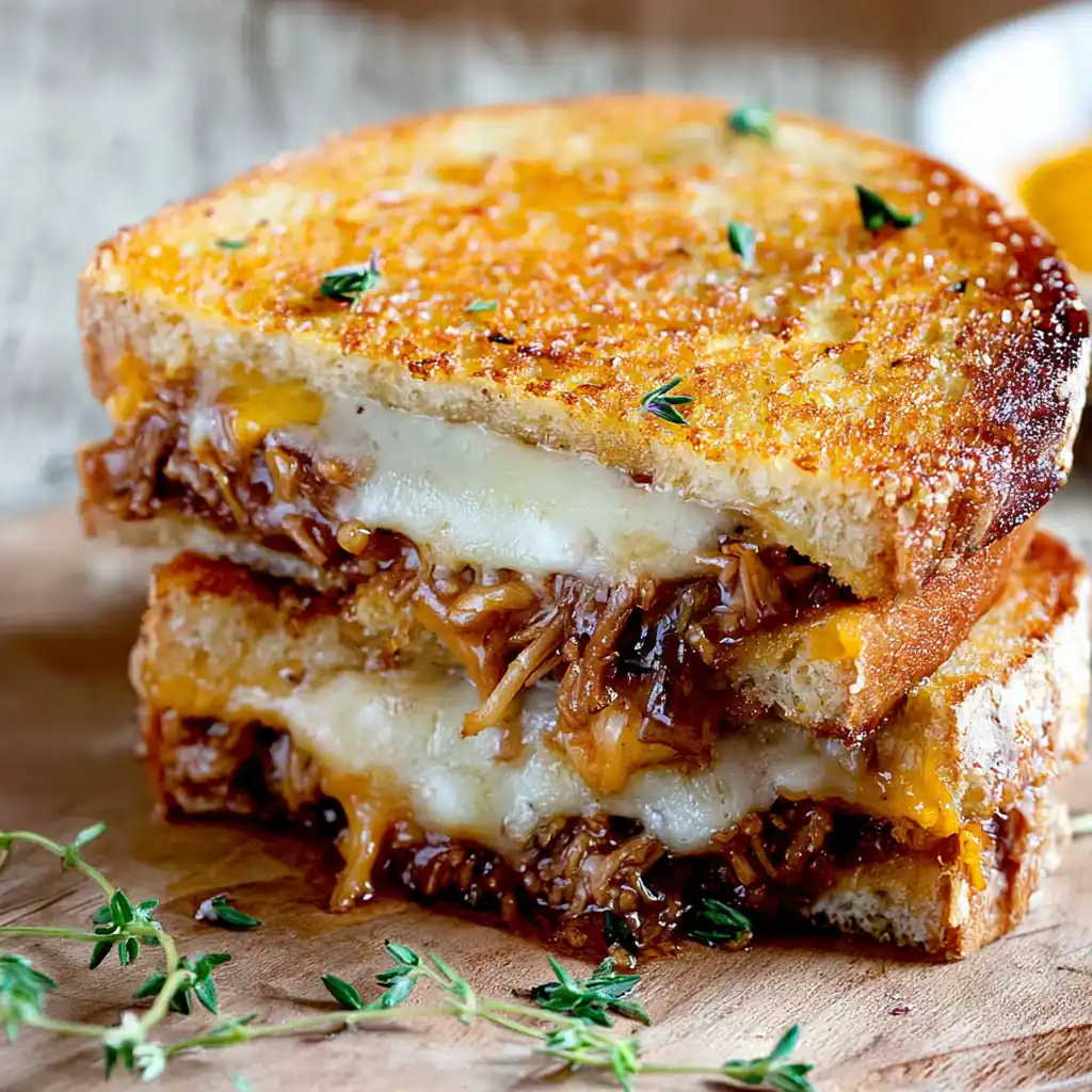 BBQ Chicken Grilled Cheese