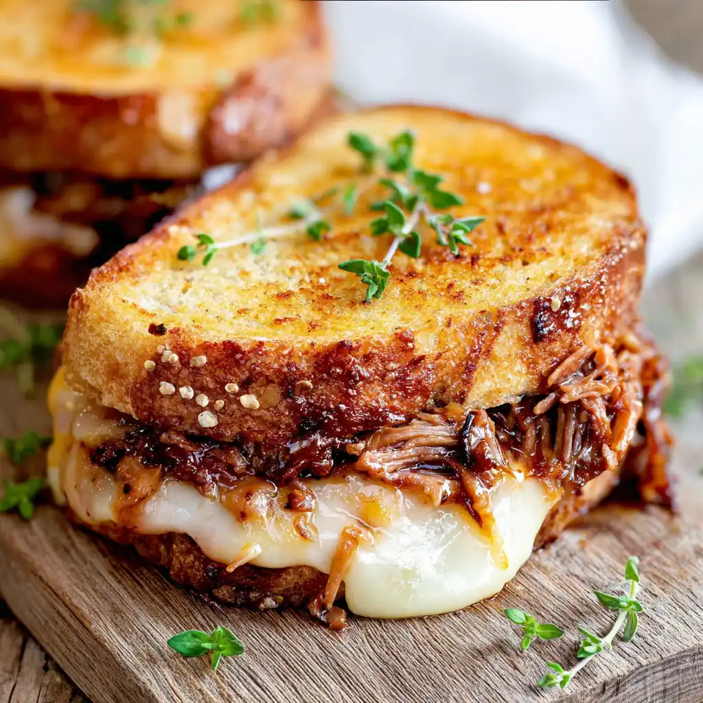BBQ Chicken Grilled Cheese