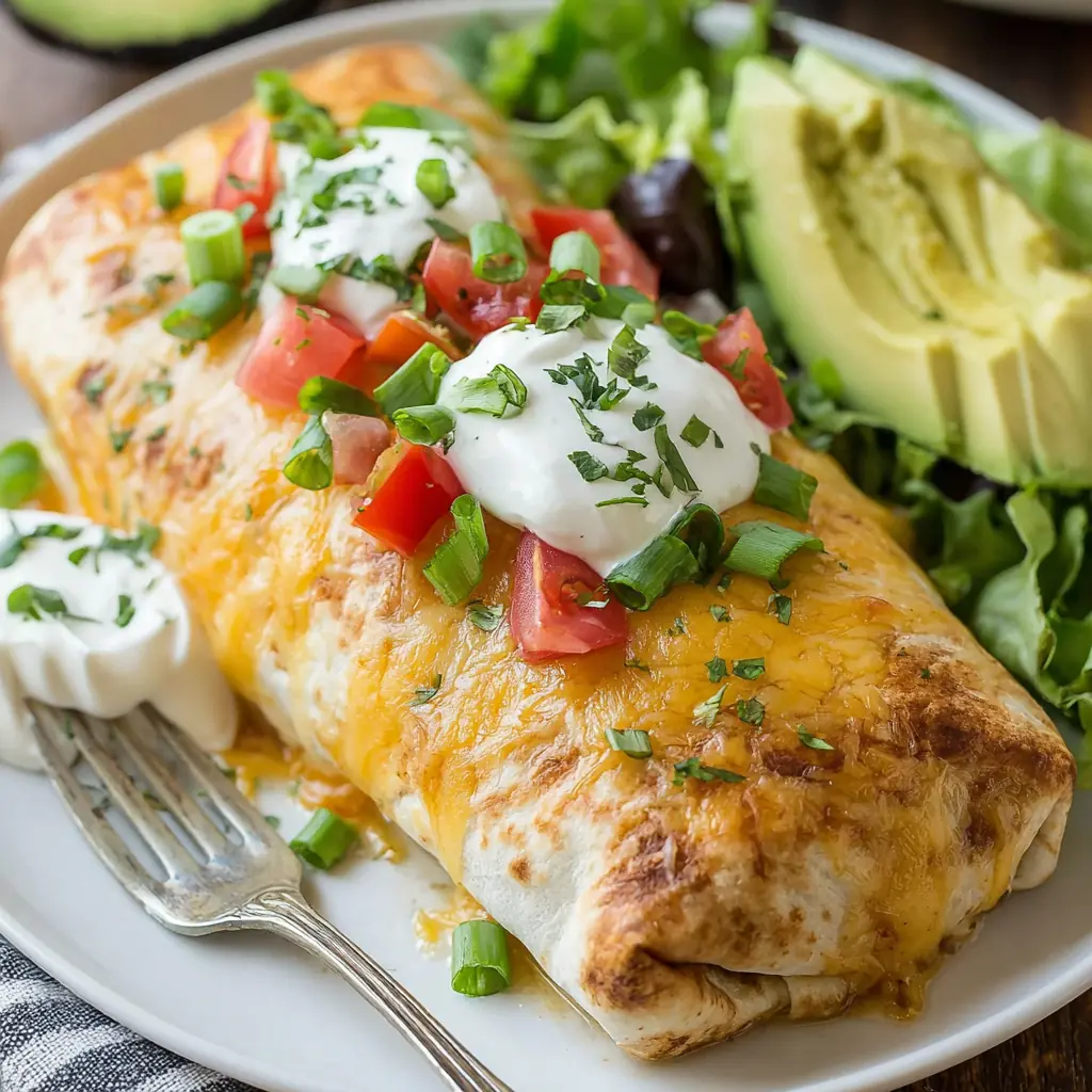 Baked Chicken Chimichangas