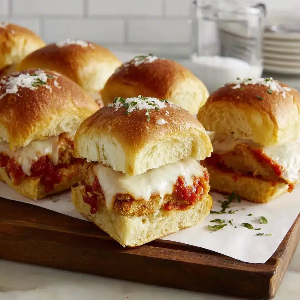 Chicken Parmesan Sliders – Easy Family Dinner with Hawaiian Rolls 4 Chicken Parmesan Sliders
