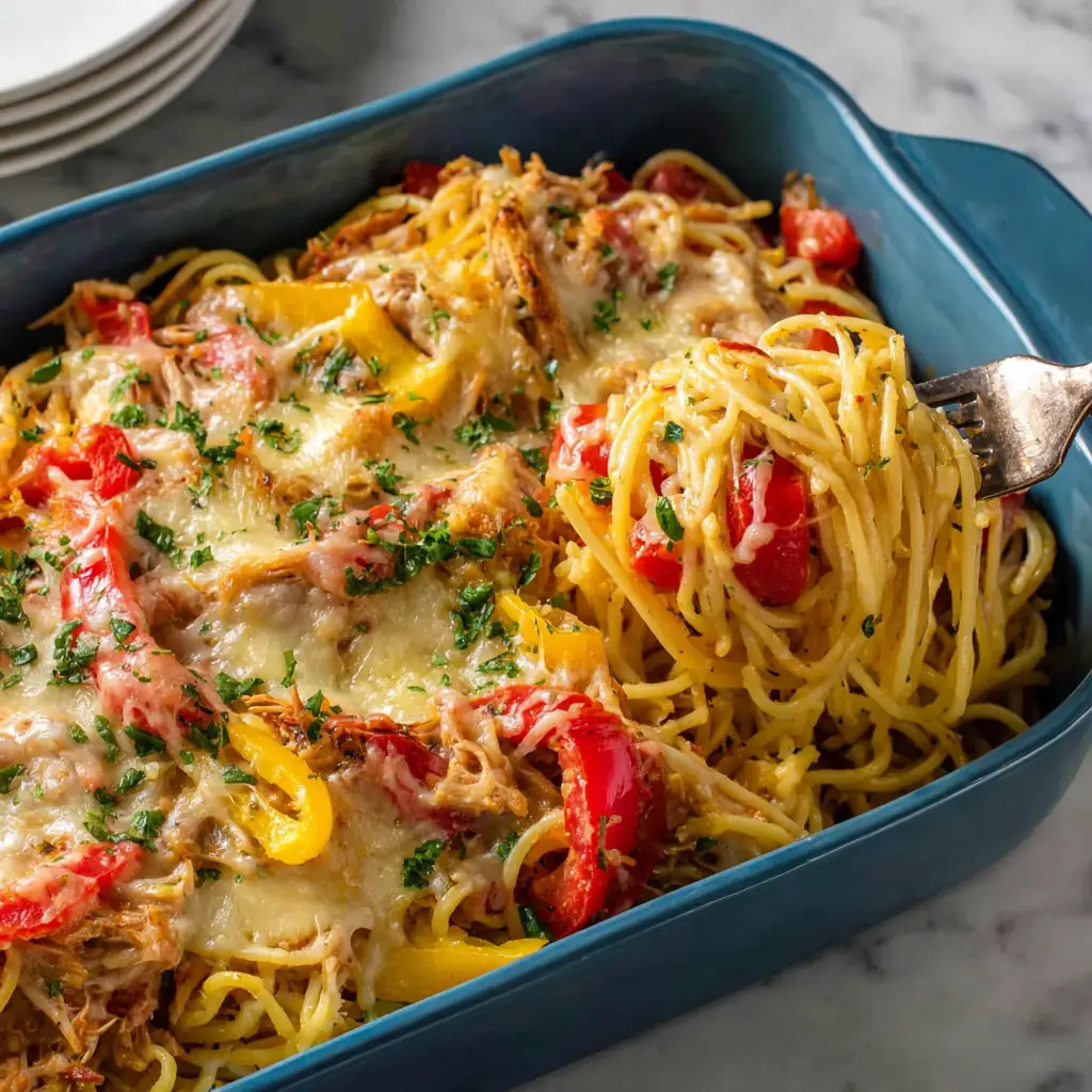 Chicken Spaghetti Casserole – Ultimate Southern Comfort Classic 4 Chicken Spaghetti Casserole