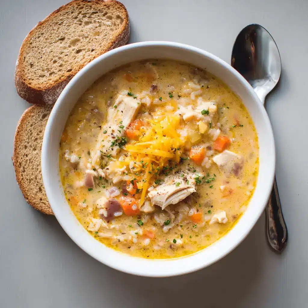 Creamy Lentil Soup with Chicken