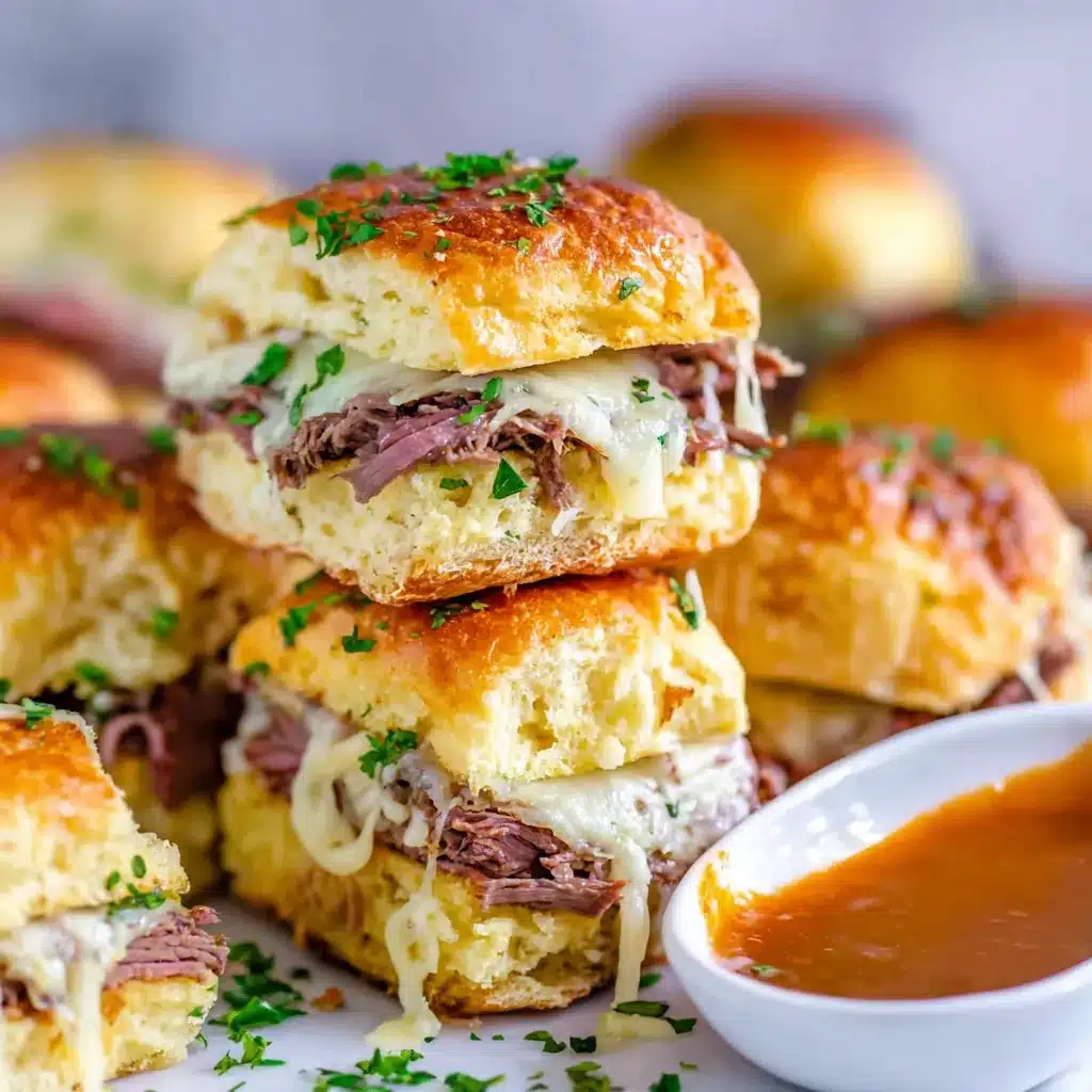 French Dip Sliders – Easy, Flavorful Party Favorite 4 French Dip Sliders