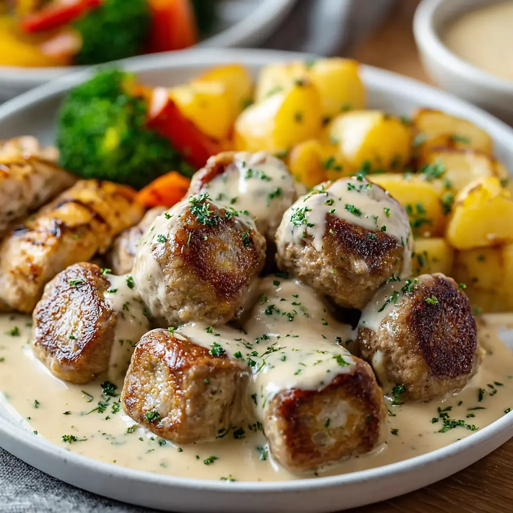 Garlic Butter Steak Bites with Creamy Parmesan Sauce – Quick Skillet Dinner 4 Garlic Butter Steak Bites
