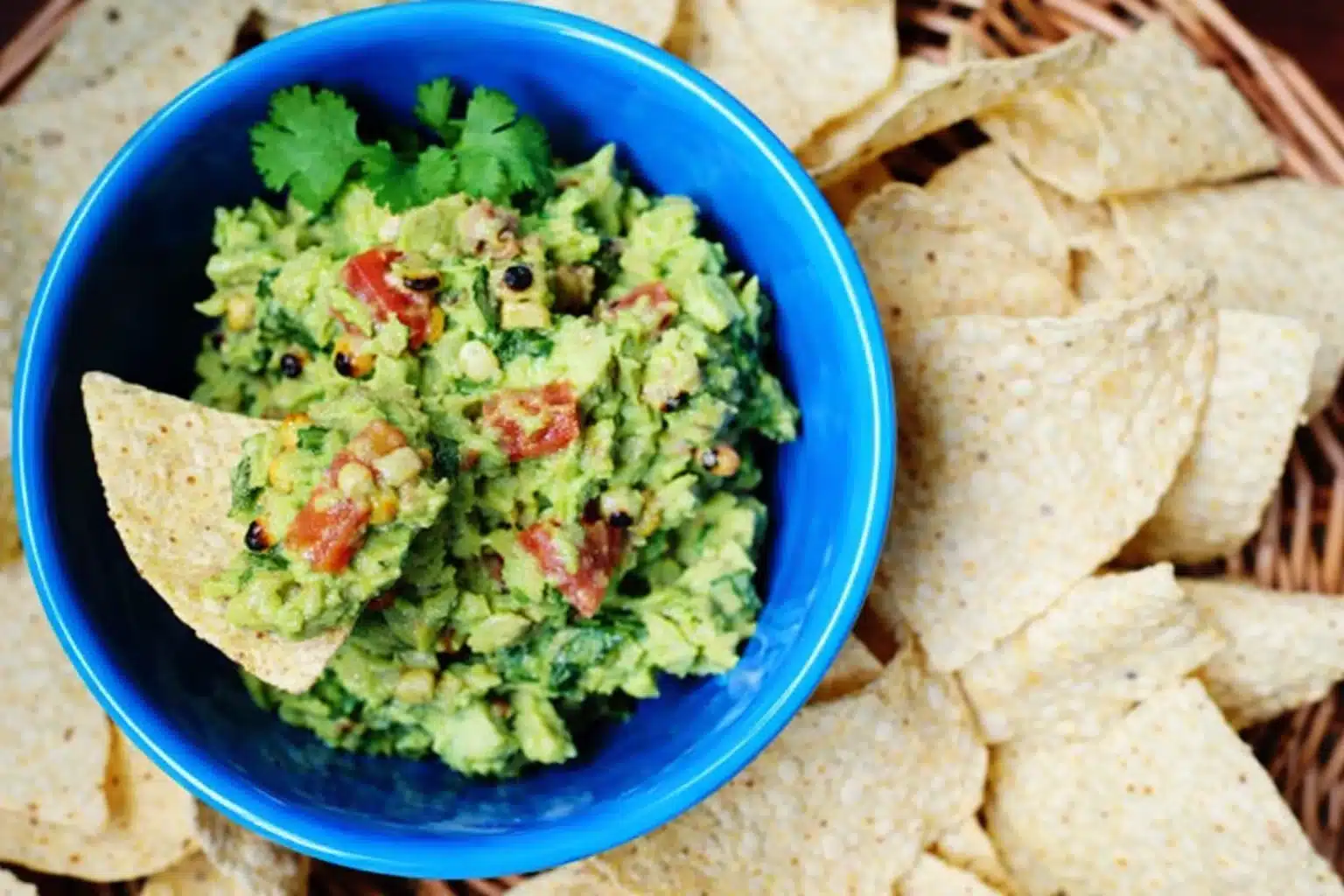 Grilled Corn Guacamole