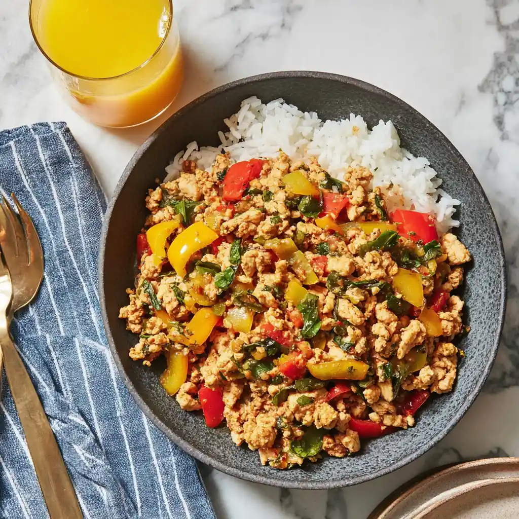 Ground Turkey and Peppers – Quick and Healthy Weeknight Favorite 4 Ground Turkey and Peppers