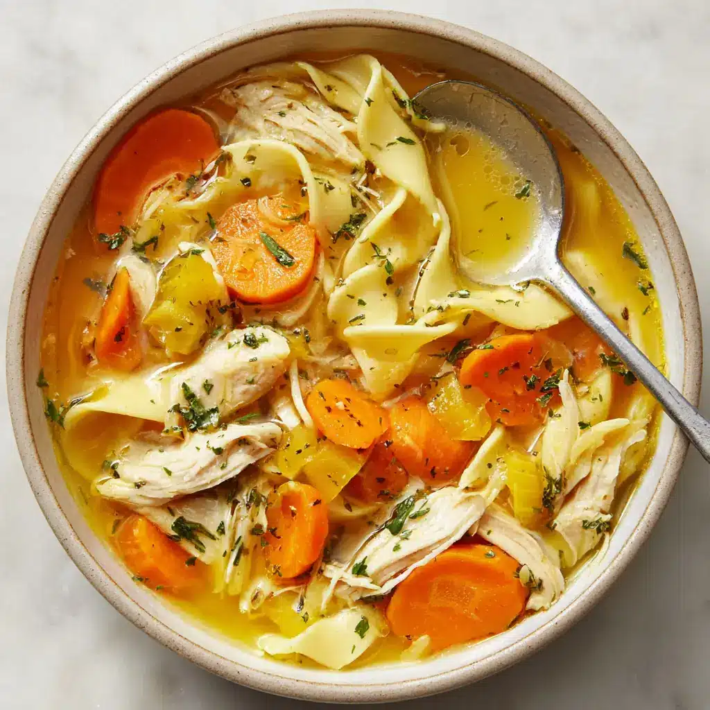 Homemade Chicken Noodle Soup Recipe: Simple Comfort in Every Bowl 4 Homemade Chicken Noodle Soup