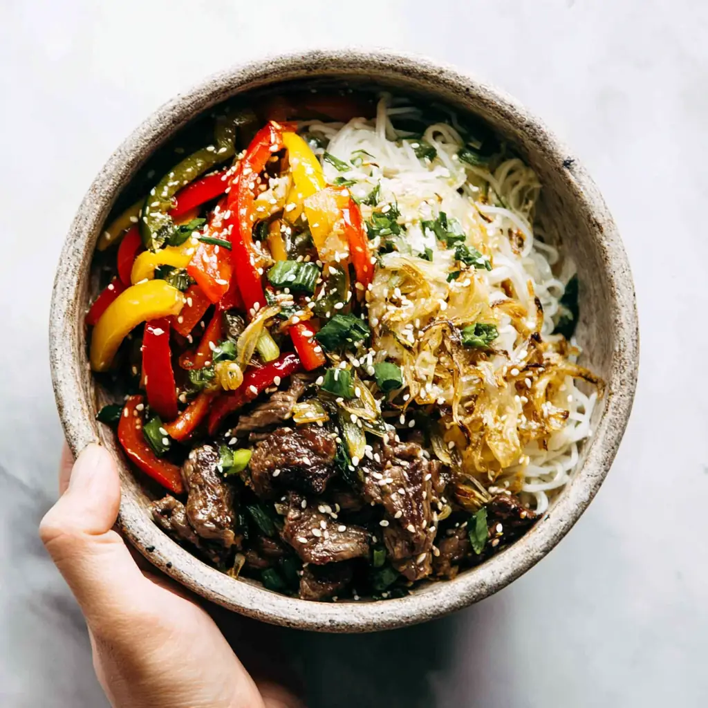 Korean BBQ Steak Bowls