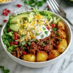 Loaded Potato Taco Bowl