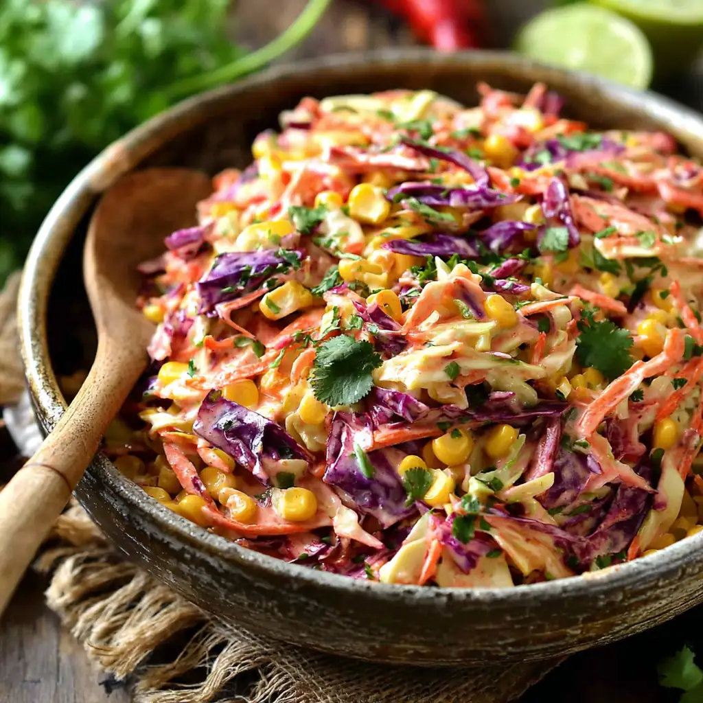 Mexican Coleslaw – Easy Creamy Summer BBQ Side Dish 4 Mexican Coleslaw