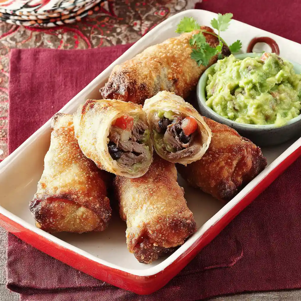 Mini Beef Chimichangas