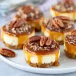 Mini Turtle Cheesecakes