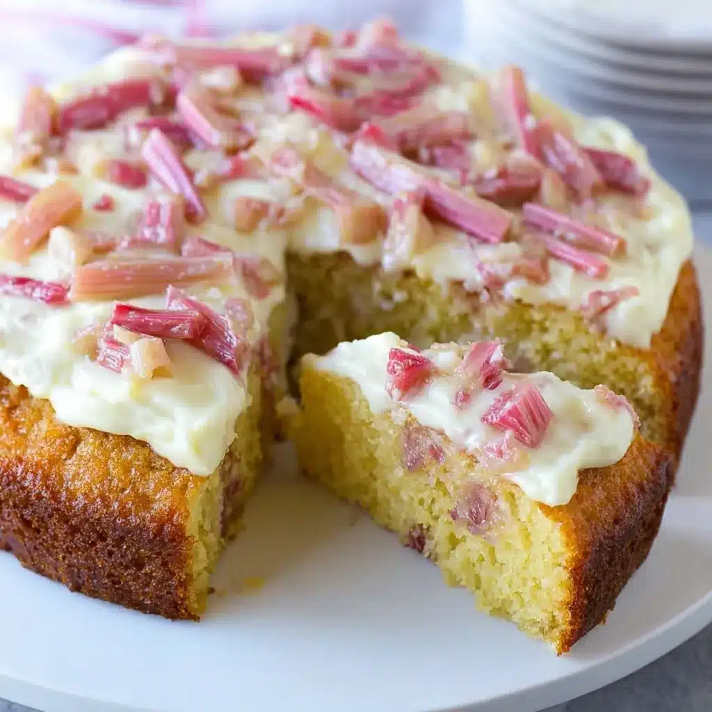 Norwegian Rhubarb Cake