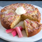 Norwegian Rhubarb Cake