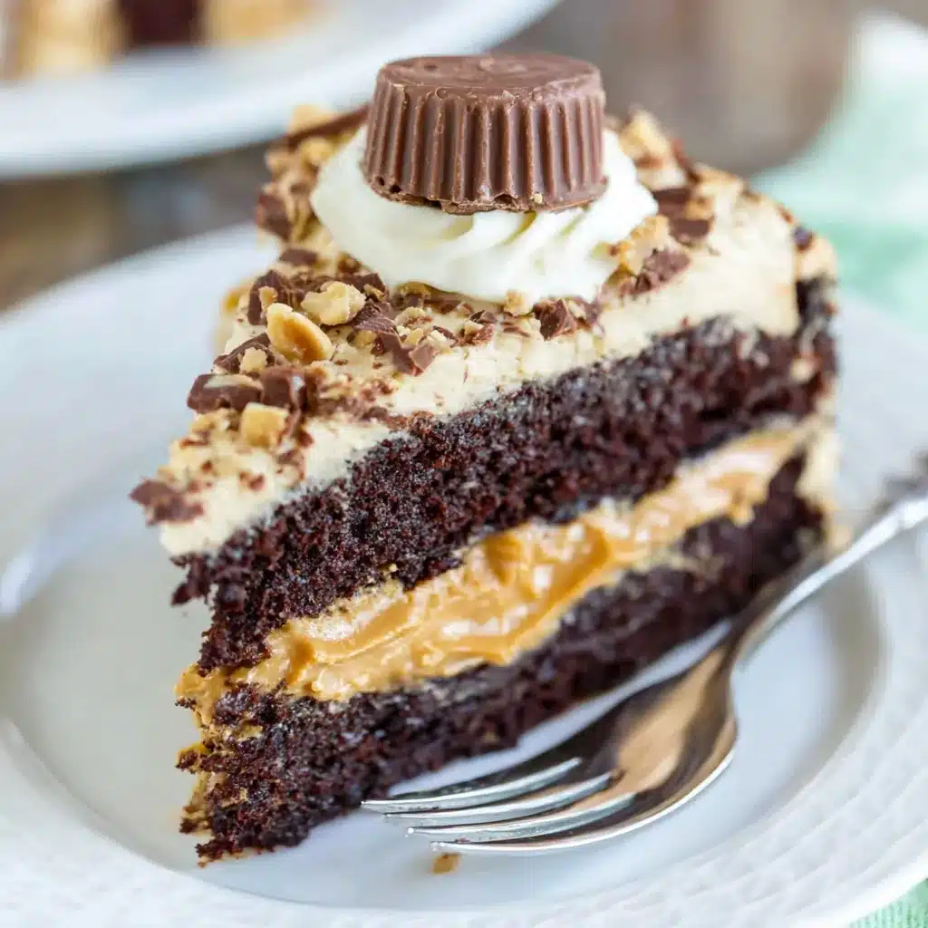 Peanut Butter Chocolate Cake