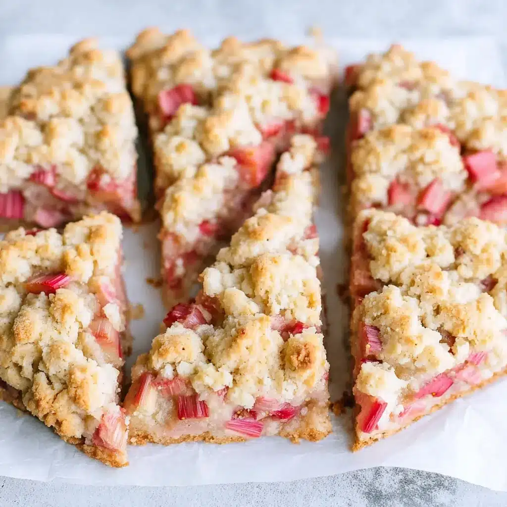 Rhubarb Crumble Tart