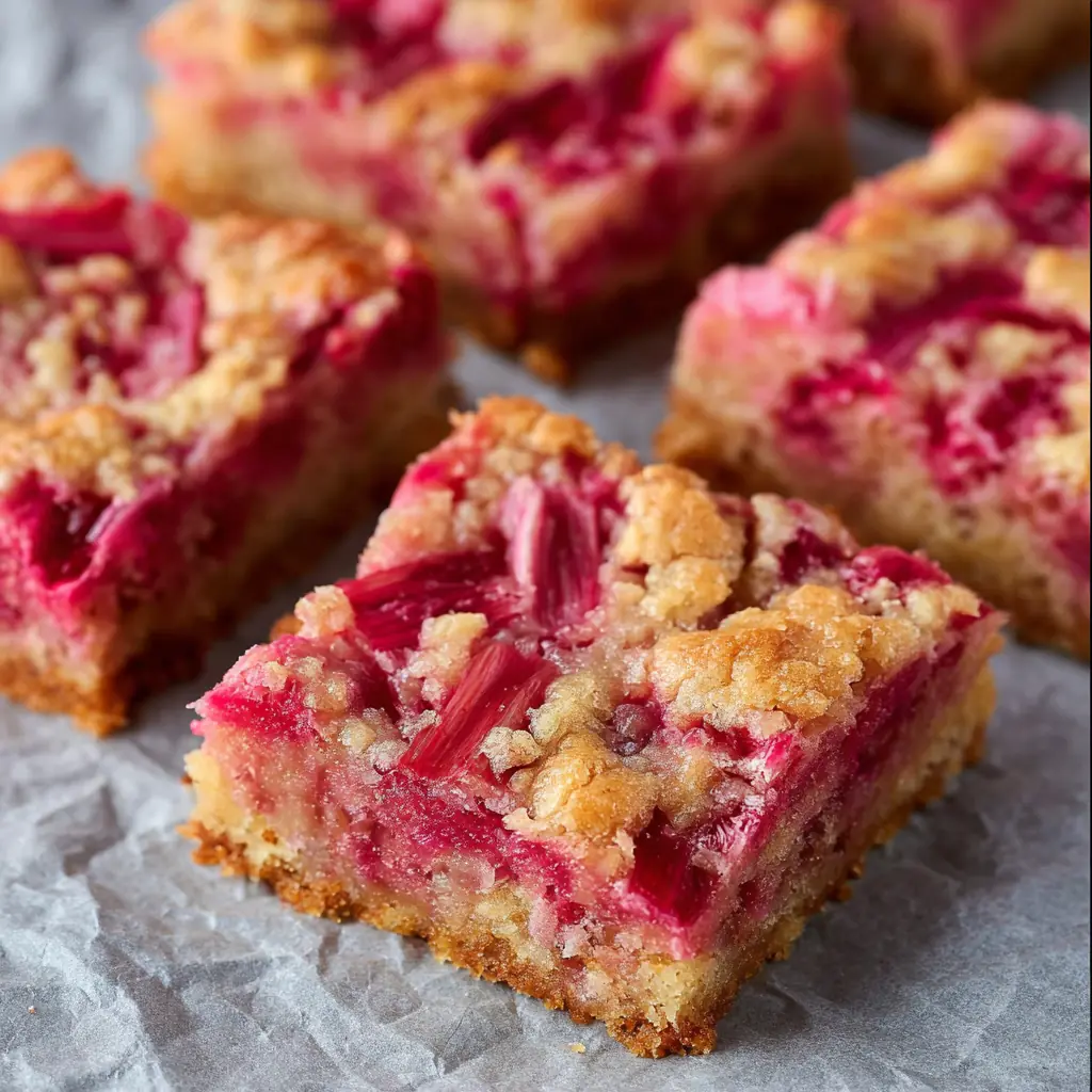 Rhubarb Dream Bars