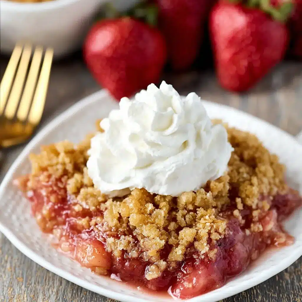 Rhubarb Dump Cake