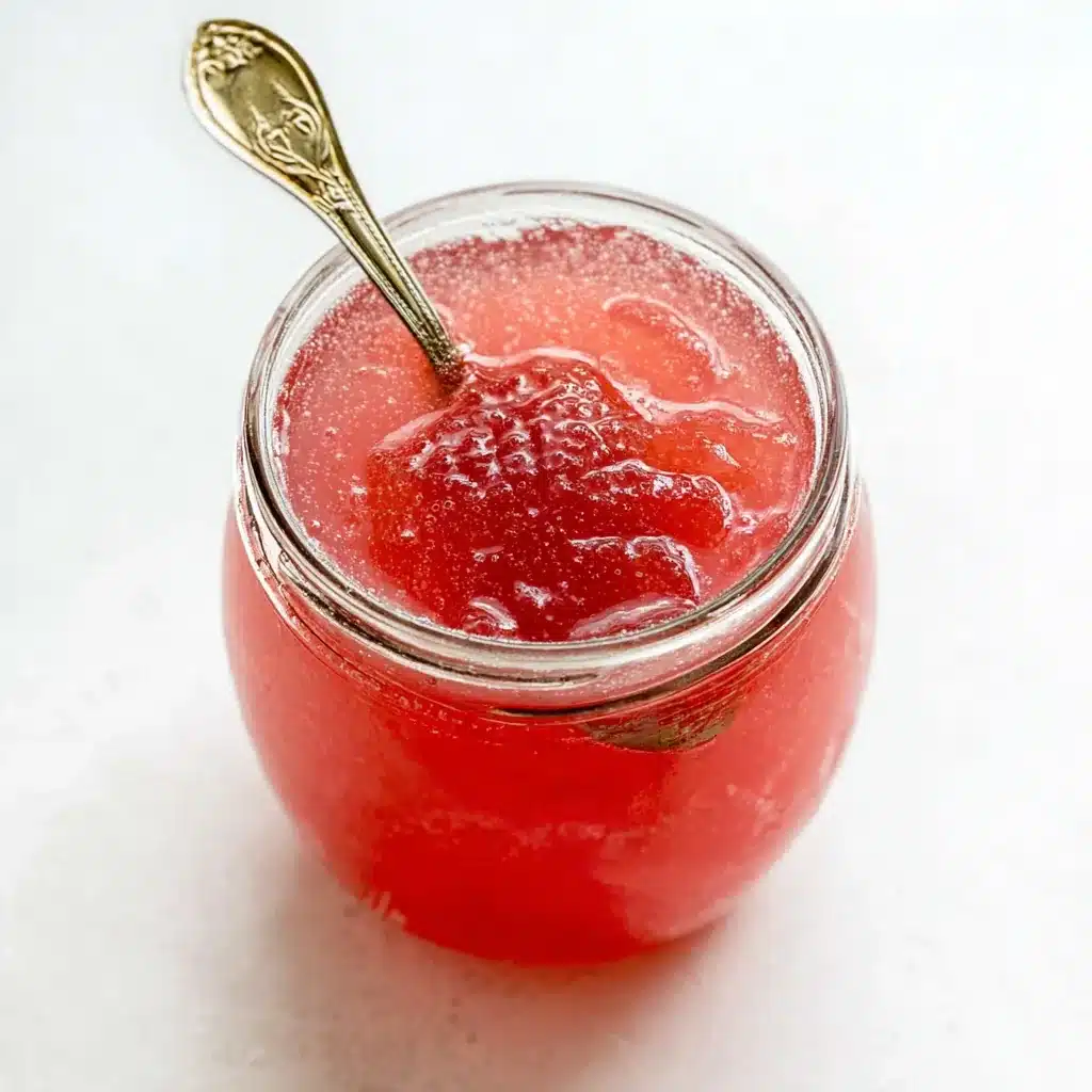 Rhubarb Vanilla Bean Jelly
