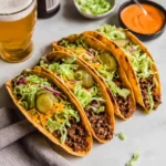 Smash Burger Tacos