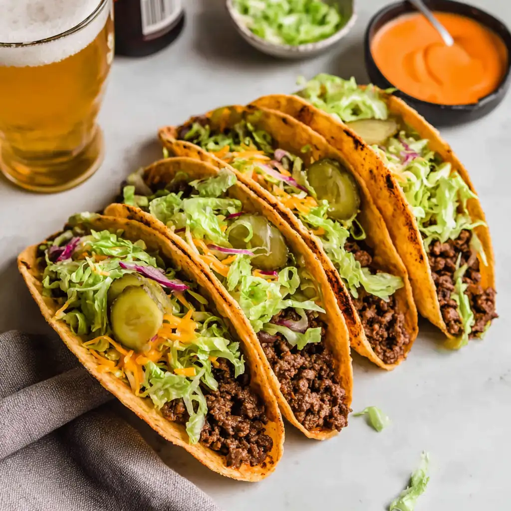 Smash Burger Tacos