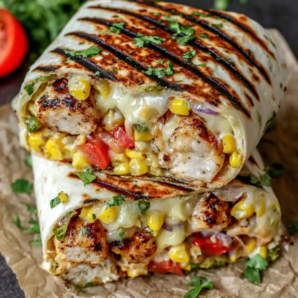 Southwest Grilled Chicken Wraps