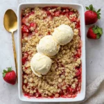 Strawberry Rhubarb Crisp